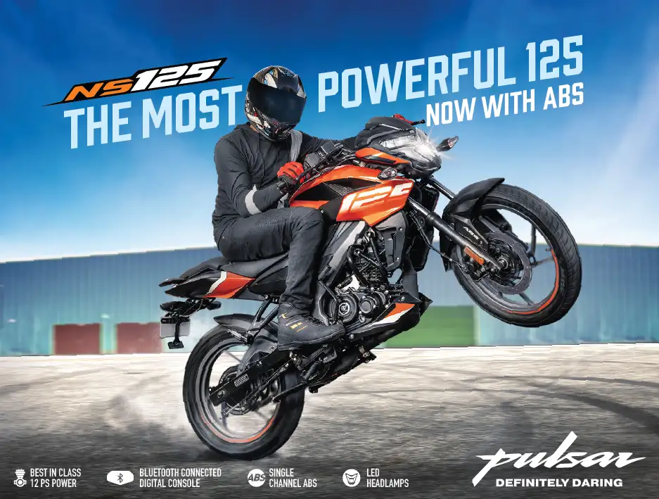 Bajaj Pulsar NS125 single-channel ABS launched at Rs 1.07 lakh