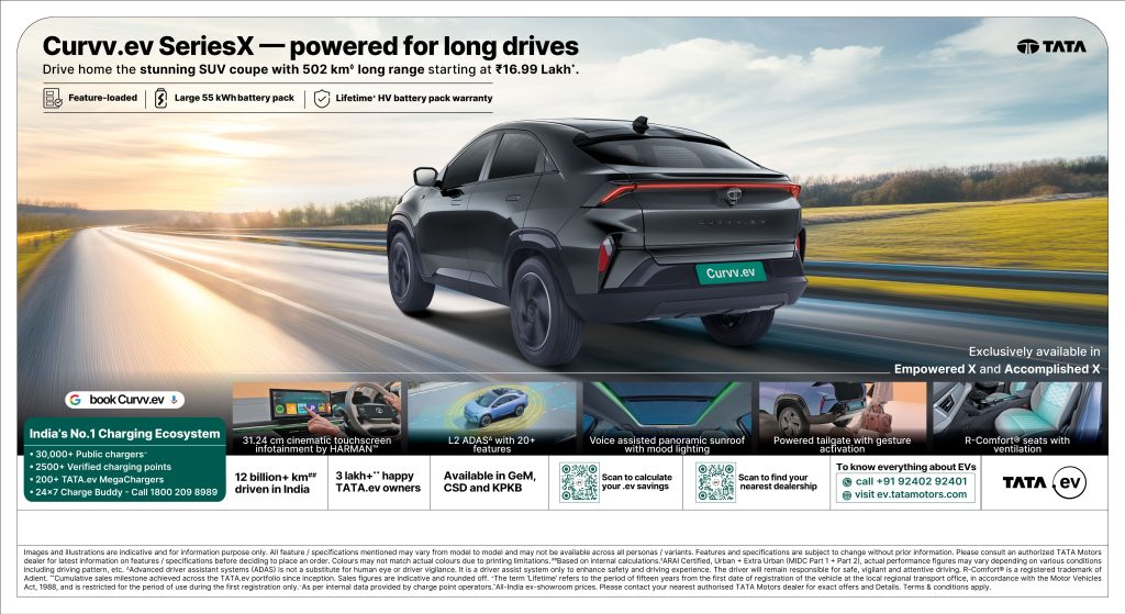Tata curve.ev series X